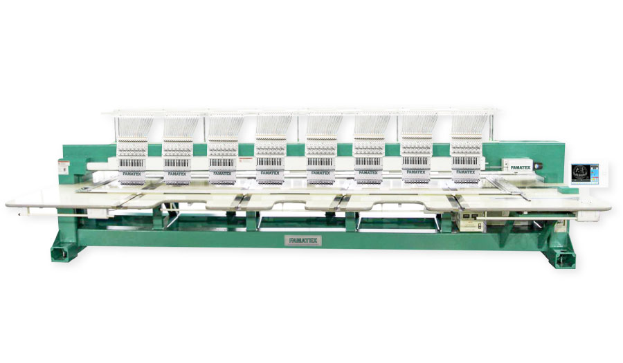 Bordadora de 8 cabezales